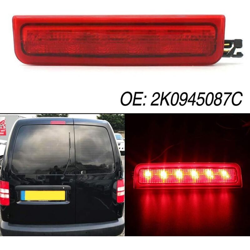 foto del prodotto terza luce freno posteriore ej.life per caddy mk3 2004-2015 2k0945087c