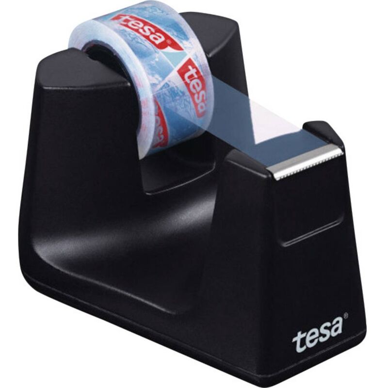 foto del prodotto tesa 53903 00000 01 dispenser da tavolo per nastro adesivo easy cut nero 1 pz.