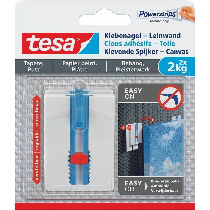 foto del prodotto tesa adhesive nail canvas for wallpaper and plaster 2kg