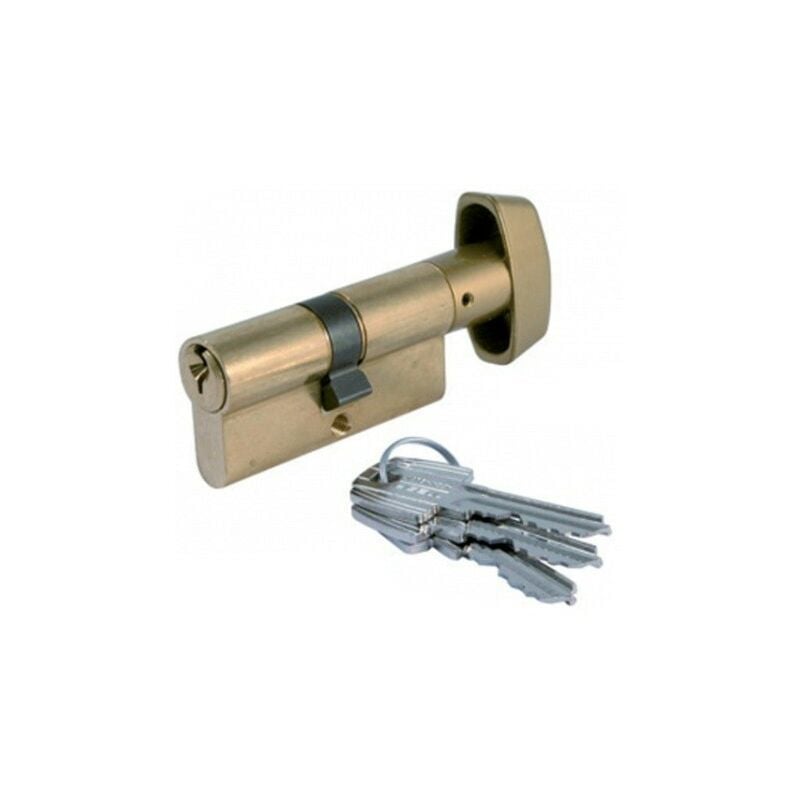 foto del prodotto tesa assa abloy cilindro a pomolo in ottone te5 tesa 60mm 30x30mm 503b3030l