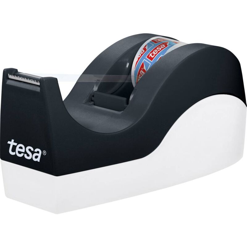 foto del prodotto tesa dispenser per nastro adesivo film orca nero larghezza rotolo max. 19 mm lunghezza rotolo max. 33 m incl.