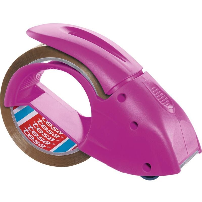 foto del prodotto tesa distributore di nastro da imballaggio pack n go rosa larghezza rotolo max. 50 mm lunghezza rotolo max. 66 m i