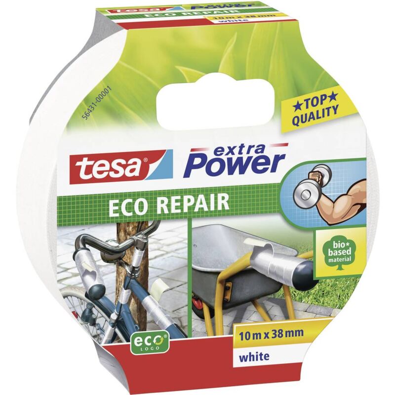 foto del prodotto tesa eco repair 56431 00001 00 nastro in tessuto extra power bianco l x l 10 m x 38 mm 1 pz.