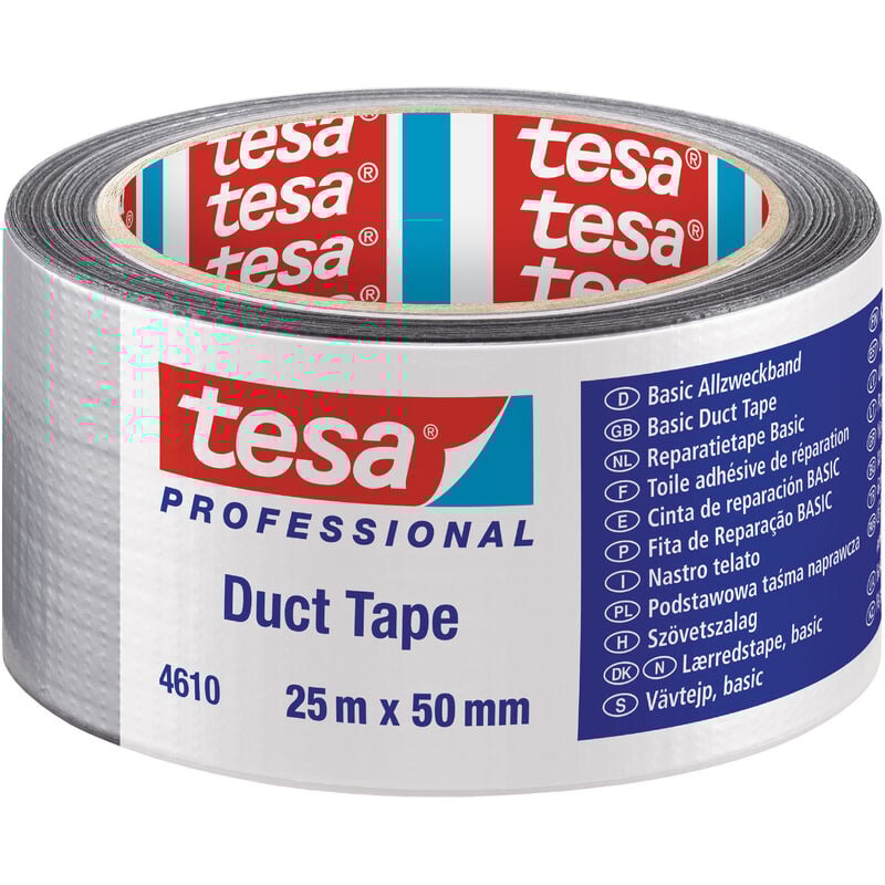 foto del prodotto tesa nastro americano grigio mm 50x25 mt sigillante per tubi condotti