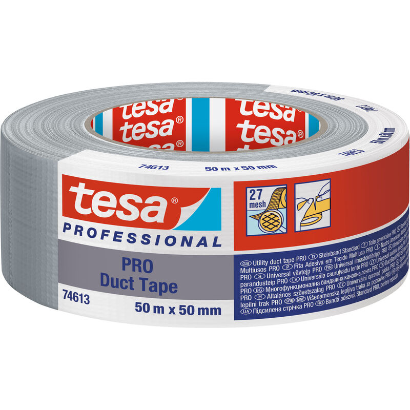 foto del prodotto tesa nastro americano pro mm.50x50mt grigio
