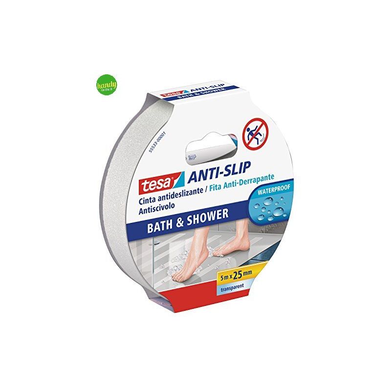 foto del prodotto tesa nastro antiscivolo per bagno e doccia 5mtx25mm 55533 55533 00001
