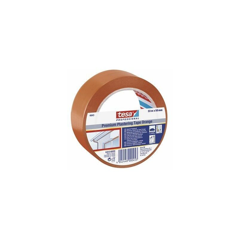 foto del prodotto tesa nastro per intonaco di qualit superiore. 33m x 50mm arancione 4843