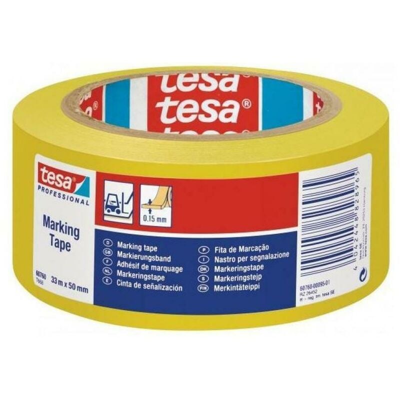 foto del prodotto tesa nastro per segnalazione in pvc giallo 60760 60760 00095