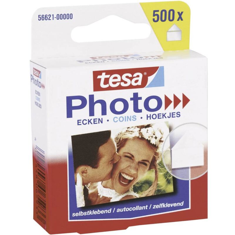 foto del prodotto tesa photo tappetini adesivi per angoli l x a 17 mm x 19 mm trasparente contenuto 500 pz.