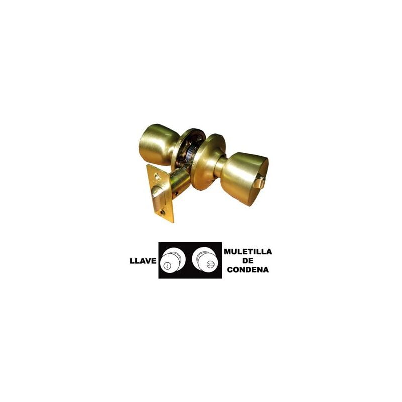 foto del prodotto tesa pomello chiave serratura serie tulipa 3500 uo ottone opaco 60 70