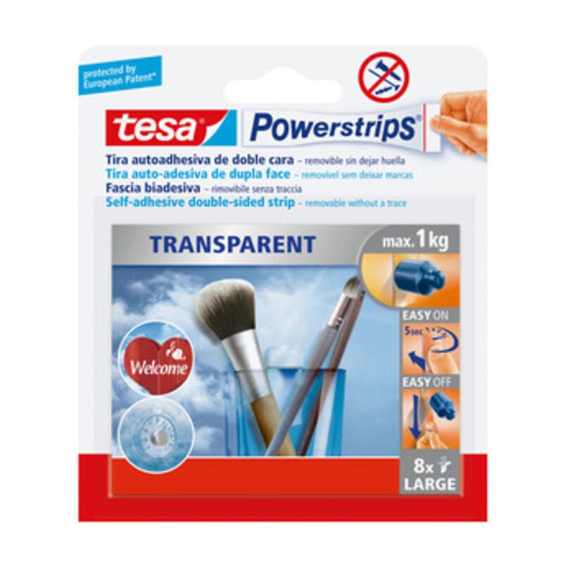 foto del prodotto tesa - powerstrips 8 strisce biadesive large cf 15,0