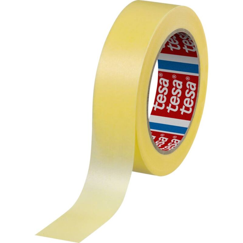 foto del prodotto tesa precision 04334 00000 00 nastro crespato pr zisionskrepp giallo l x l 50 m x 19 mm 1 pz.