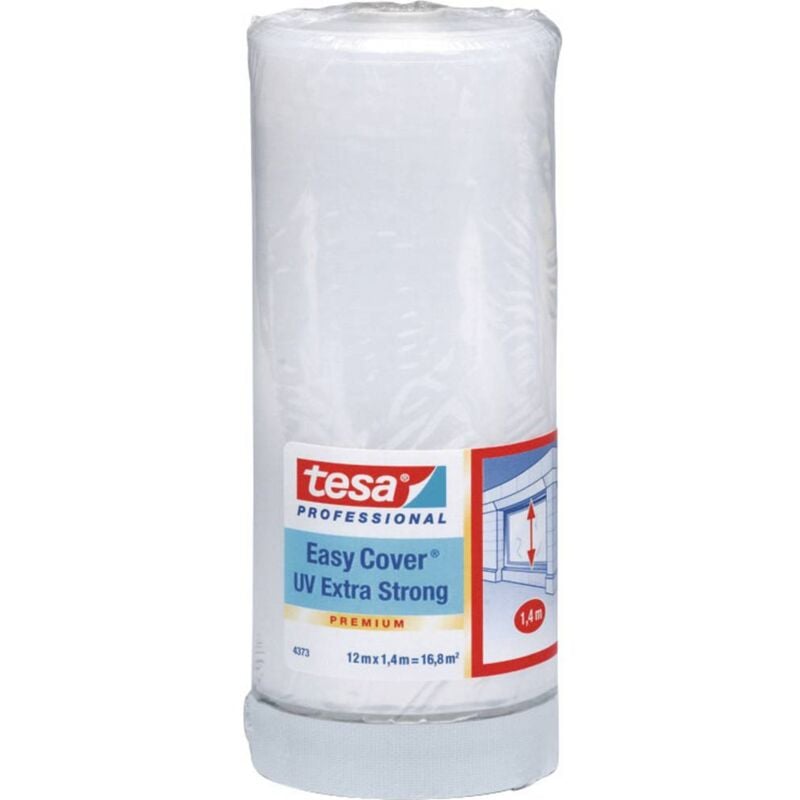 foto del prodotto tesa premium 04373 00000 02 pellicola di protezione per superfici easy cover 4369 trasparente l x l 12 m x 55 c