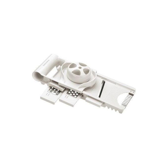 foto del prodotto tescoma 643860 grattugia e spiralizzatore manuali acciaio inossidabile, bianco