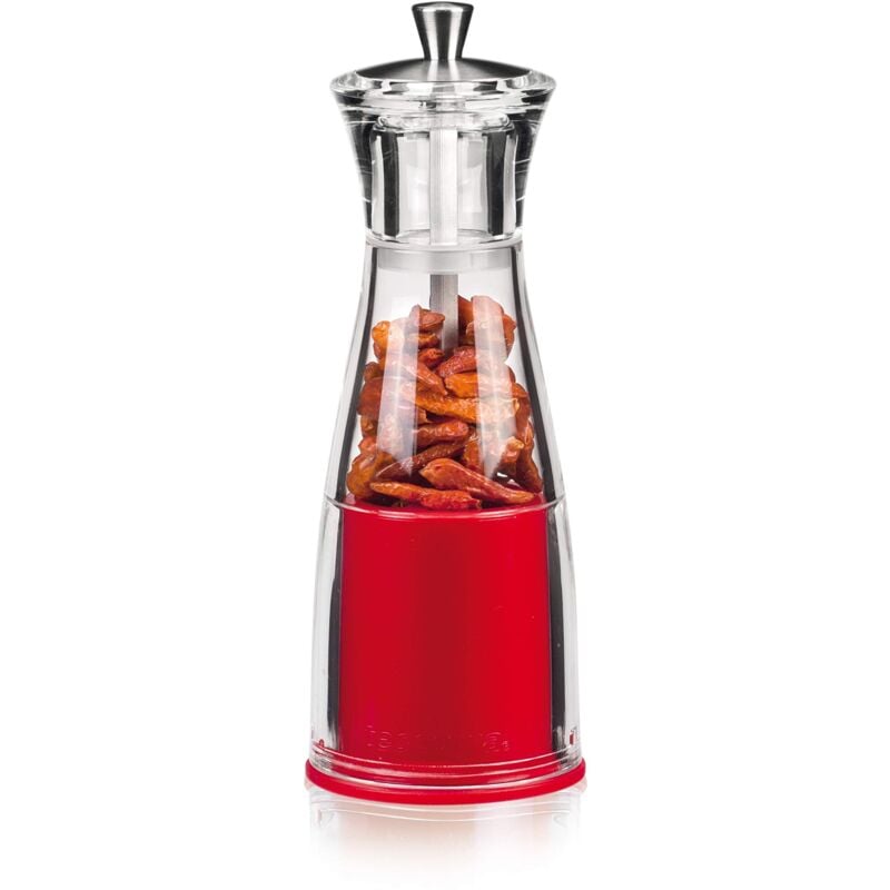 foto del prodotto tescoma 658212 virgo macina peperoncino, plastica, rosso scuro