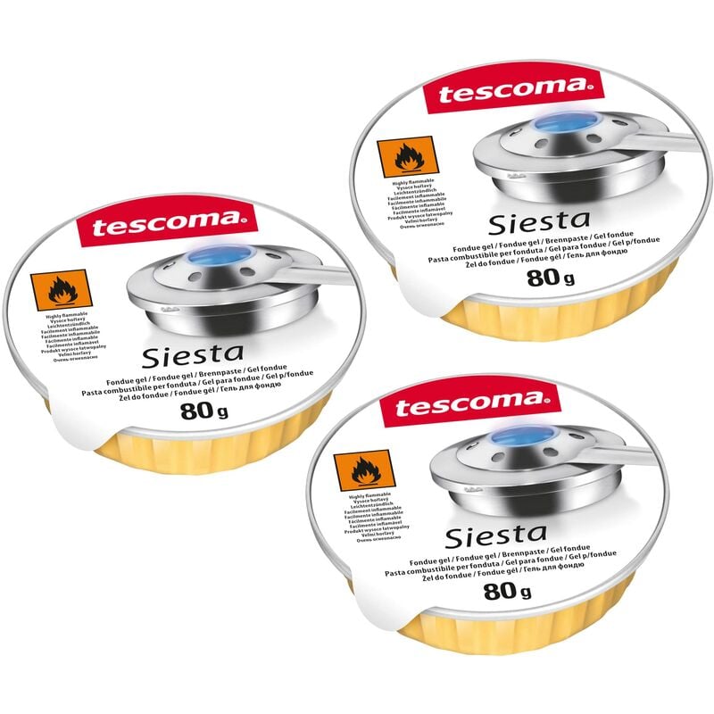 foto del prodotto tescoma grandchef pasta combustibile per fonduta, set 3 pezzi, 3 unit 
