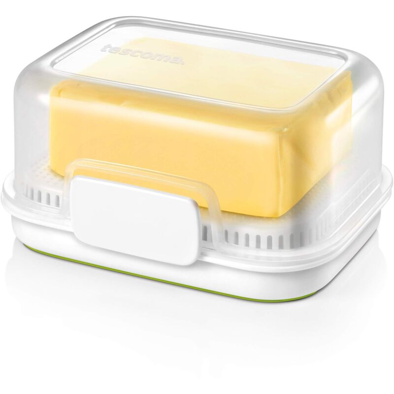 foto del prodotto tescoma porta burro freshzone, bianco, 15 x 11,5 x 7,5 cm