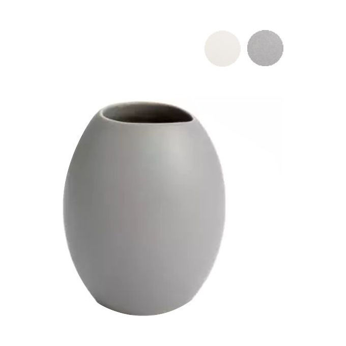 foto del prodotto tescoma vaso fiori stones grigio 12x9x17cm fancy