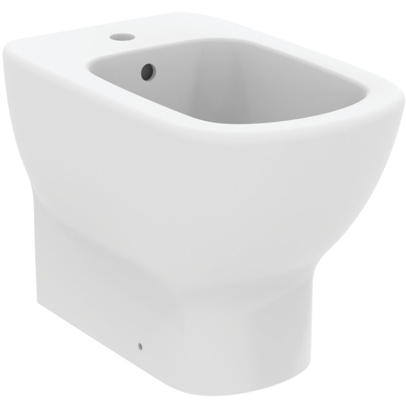 foto del prodotto tesi, bidet monoforo per installazione filo parete, t3540v1, bianco seta ideal standard