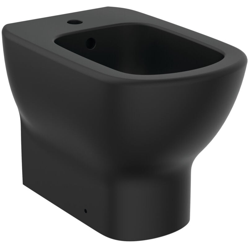 foto del prodotto tesi, bidet monoforo per installazione filo parete, t3540v3, nero seta ideal standard