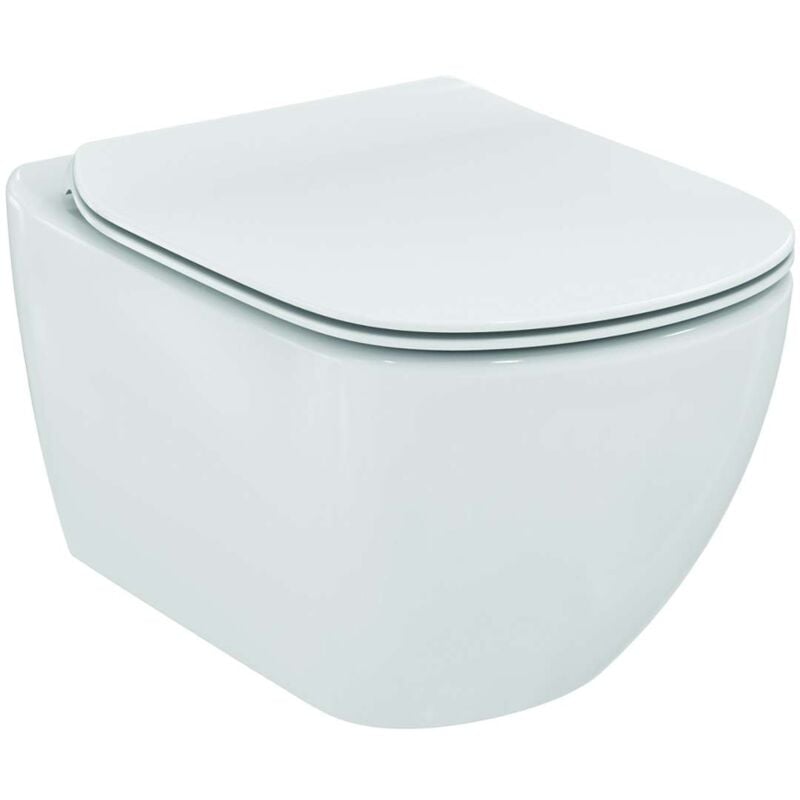 foto del prodotto tesi vasca aquablade senza brida sedile ultrasottile con chiusura rallentata t354601 ideal standard