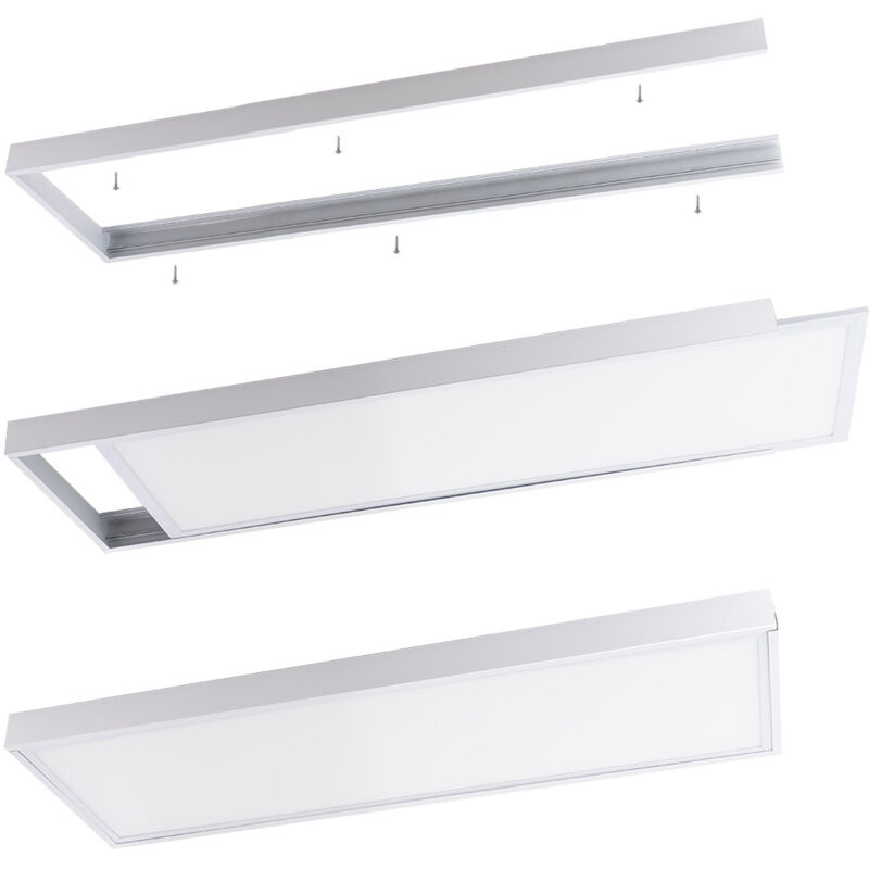 foto del prodotto tessileio di montaggio superficie montata pannello led 120x60cm