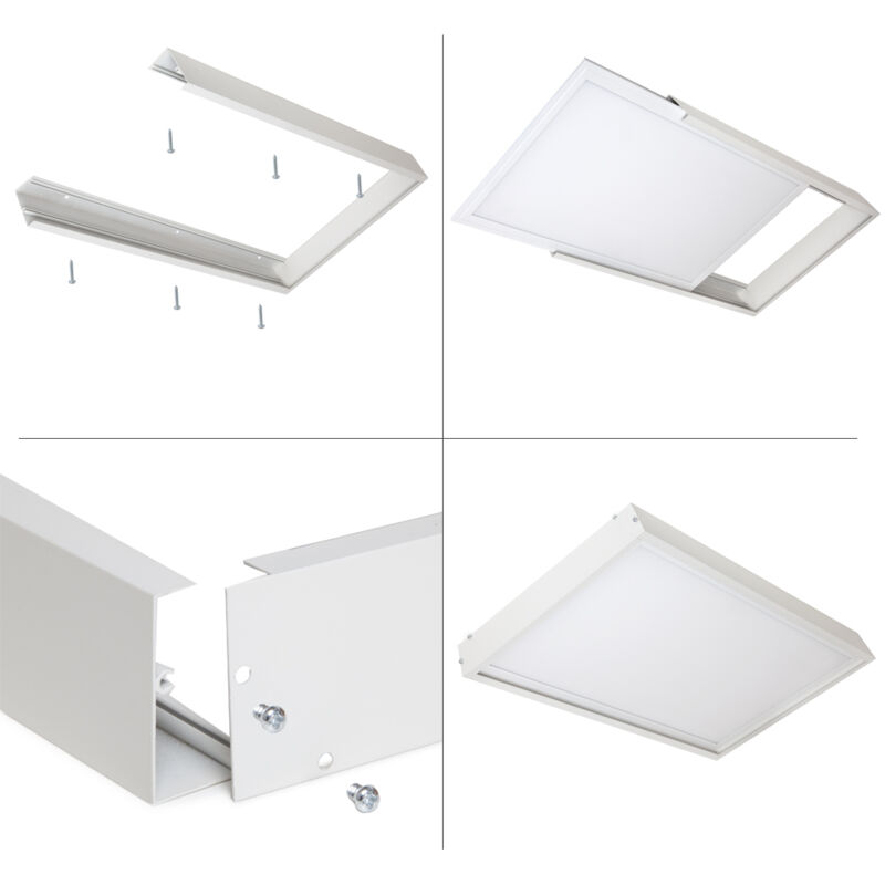 foto del prodotto tessileio di montaggio superficie montata pannello led 60x30cm
