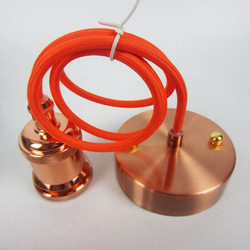 immagine 0 del prodotto tessuto arancio e rame soffitto pronto per l installazione