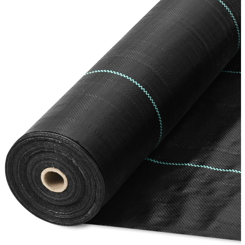 foto del prodotto tessuto barriera anti erbacce 3,28x164 piedi, geotessile pp per controllo erbacce, tappetino per vialetto e giardinaggio, nero mophorn