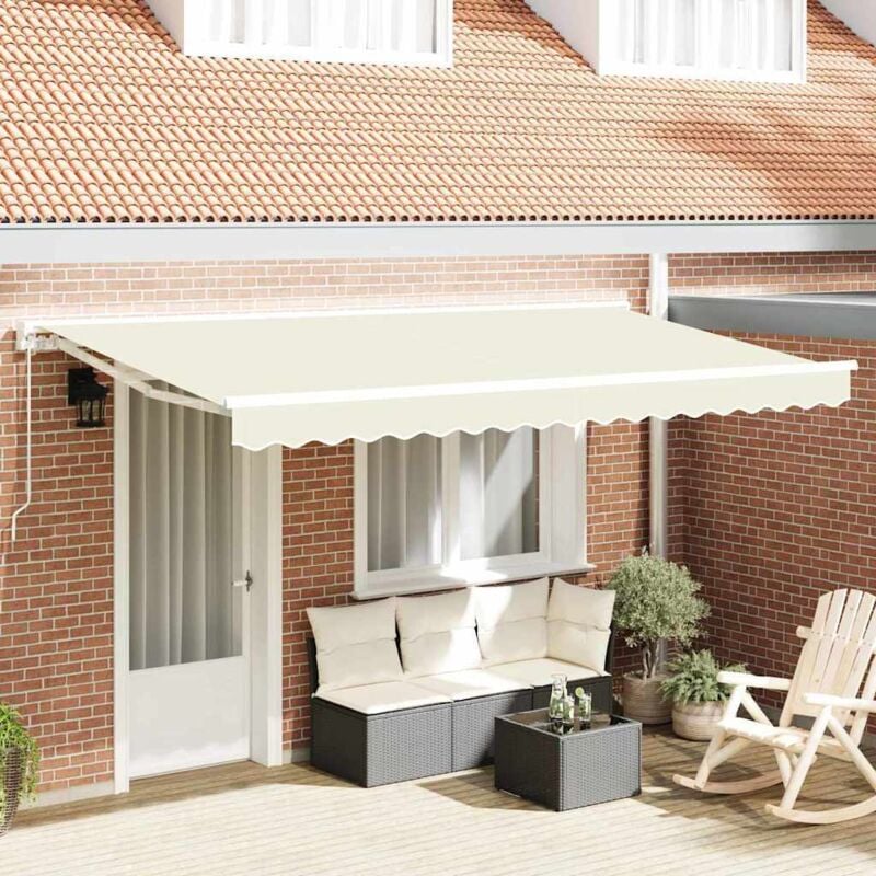 foto del prodotto tessuto di ricambio per tenda per struttura 4x2 m panna vidaxl