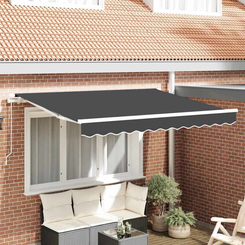 foto del prodotto tessuto di ricambio per tenda per telaio 3.5x2 m antracite vidaxl