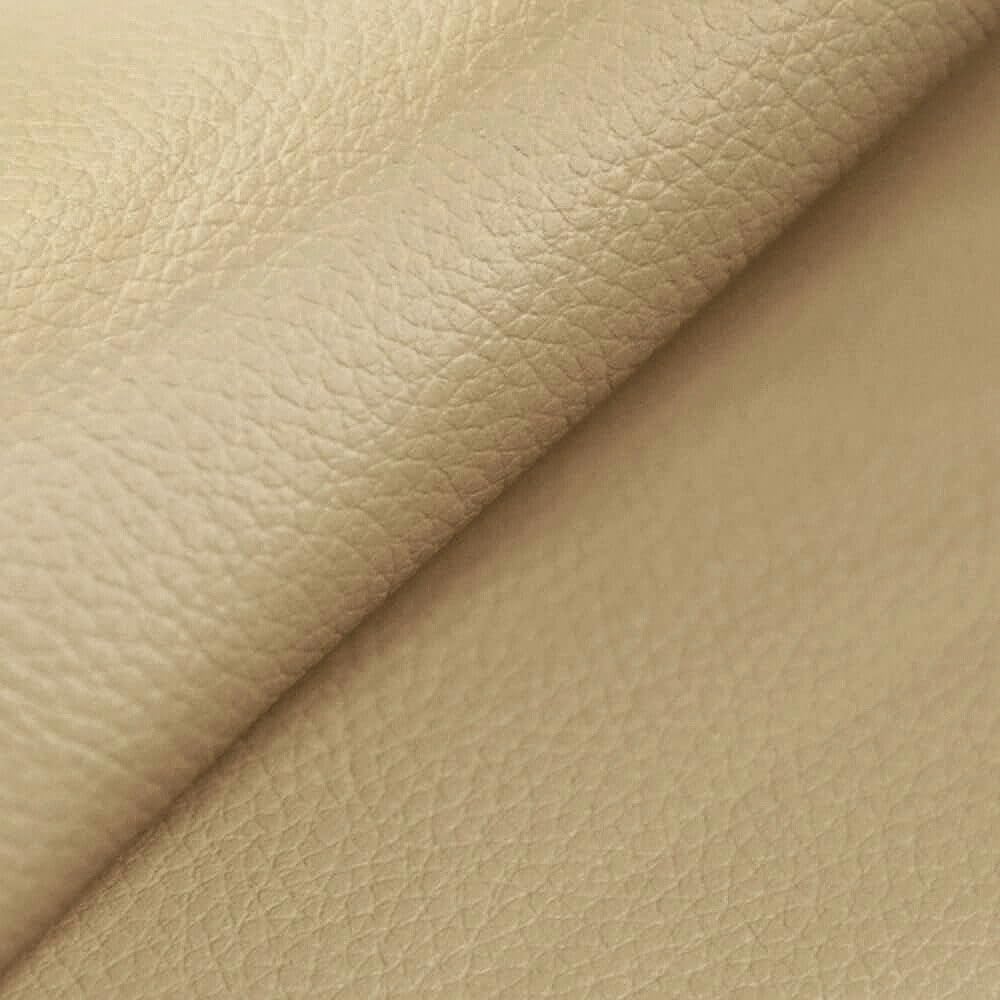 foto del prodotto tessuto ecopelle idrorepellente 140x180 cm pelle sintetica morbida rivestimento beige