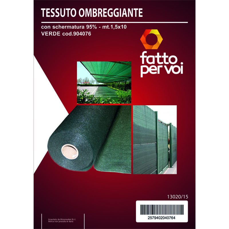 foto del prodotto tessuto ombreggiante 80gr. mt.1.5x10