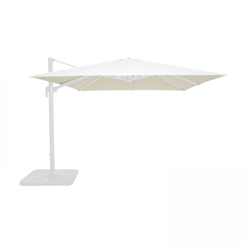 foto del prodotto tessuto per ombrellone sporgente 3x3m color crema