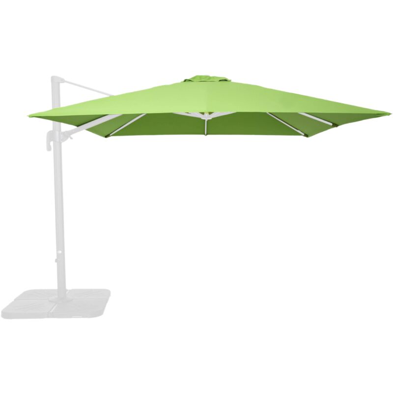 foto del prodotto tessuto per ombrellone sporgente 3x3m verde