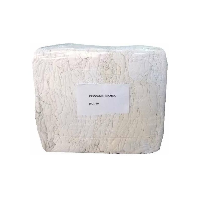 foto del prodotto tessuto straccio bianco misto kg 10