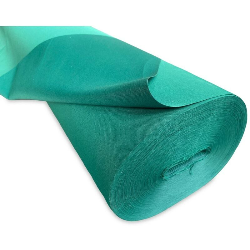 foto del prodotto tessuto vertigo tenda da sole impermeabile 100 poliestere h 150 cm, venduto a metro ideale per esterni, gazebo, verande verde unito