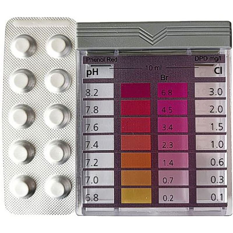 foto del prodotto test cloro ph kit per analisi acqua piscina tester a 3 df 613389