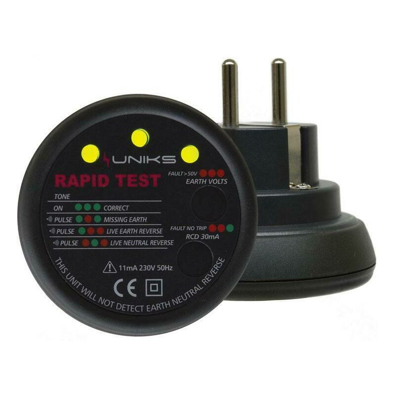 foto del prodotto test su differenziali 300ma rapidtest uniks