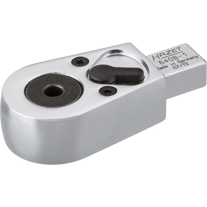 foto del prodotto testa a cricchetto per inserti 6408 1 attacco quadro ad innesto 9 x 12 mm, massiccio attacco esagonale, cavo, 5 16 di pollice 8 mm lunghezza 