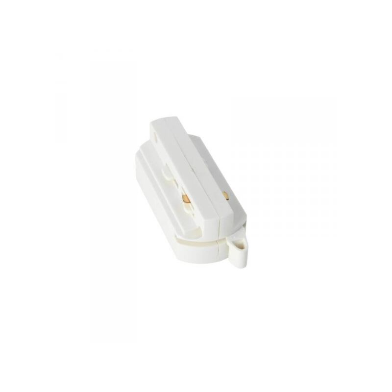 foto del prodotto testa alimentazione colore bianco per faro led binario mono fase cb0070 cb7170 cb7270 cb7370
