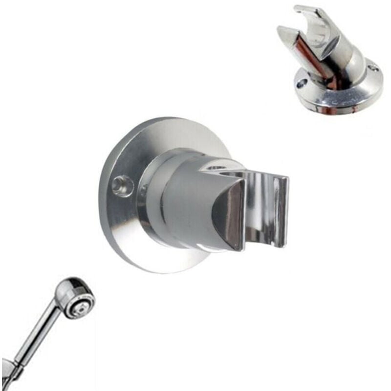 foto del prodotto testa doccia supporto muro regolabile abs per montaggio mobile staffa dgo 069