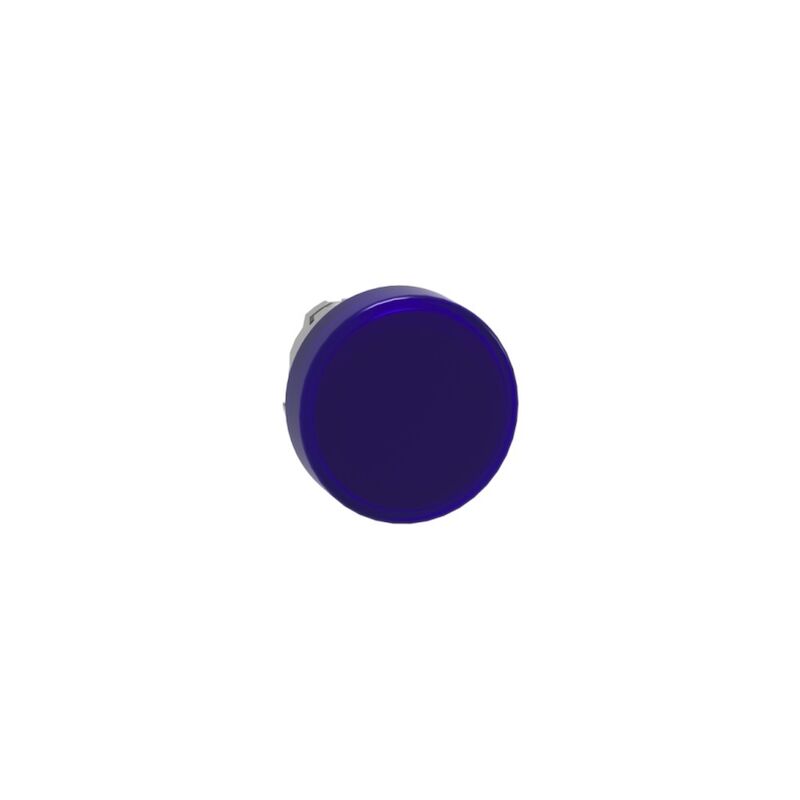 foto del prodotto testa lampada spia 22 gemma liscia blu per led universale