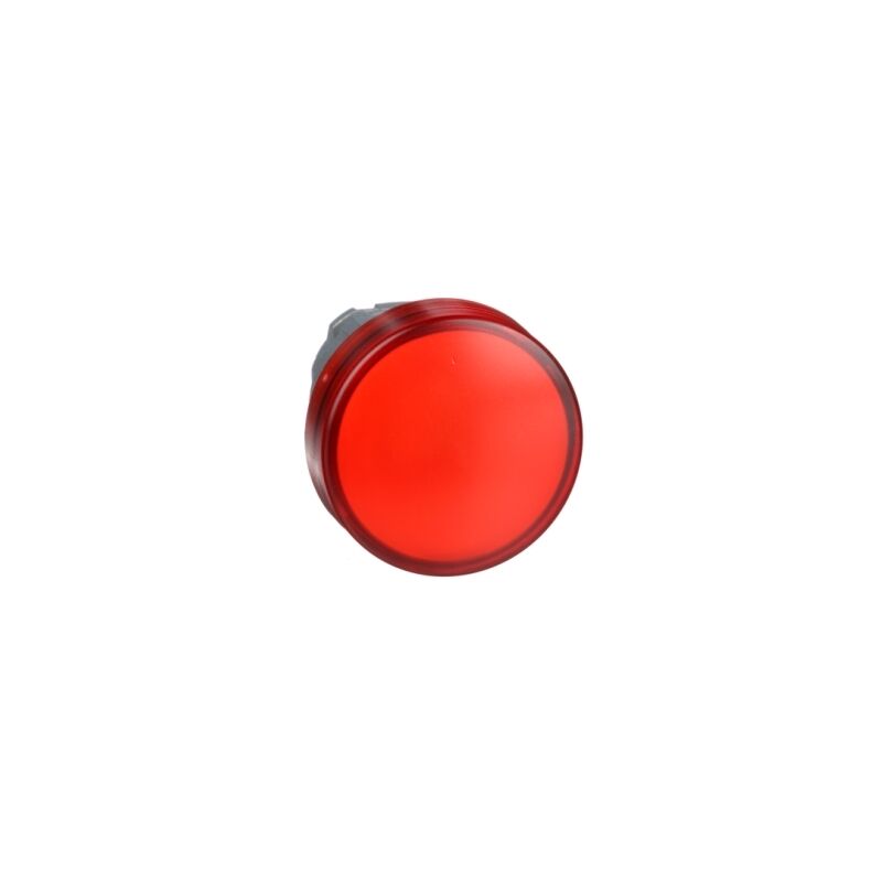 foto del prodotto testa lampada spia 22 gemme lisce rosse