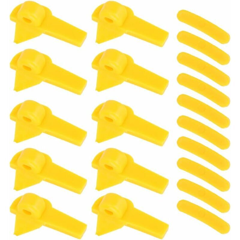 foto del prodotto testa per smontaggio pneumatici, 20 pezzi montaggio smontagomme inserto in plastica protezione per macchina per pneumatici protezione per bordi del