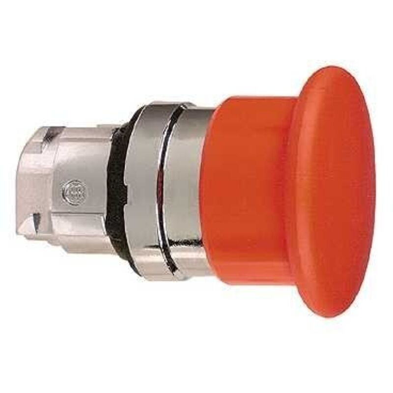 foto del prodotto testa pulsante a fungo ad impulso rosso schneider cod. zb4bc4 