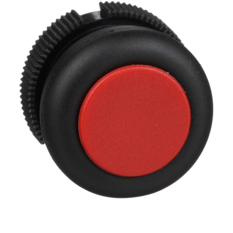 foto del prodotto testa pulsante ad impulso rosso schneider cod. xaca9414 