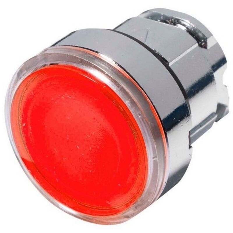 foto del prodotto testa pulsante luminoso 22, rosso