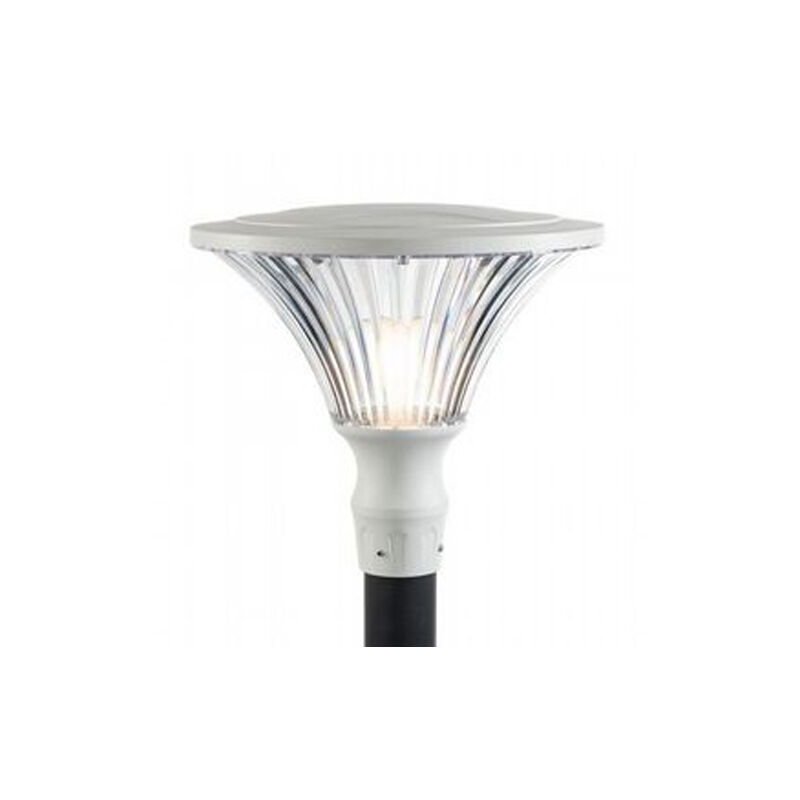 foto del prodotto testapalo contemporanea soriano alluminio bianco 1 luce led 22w 4000k
