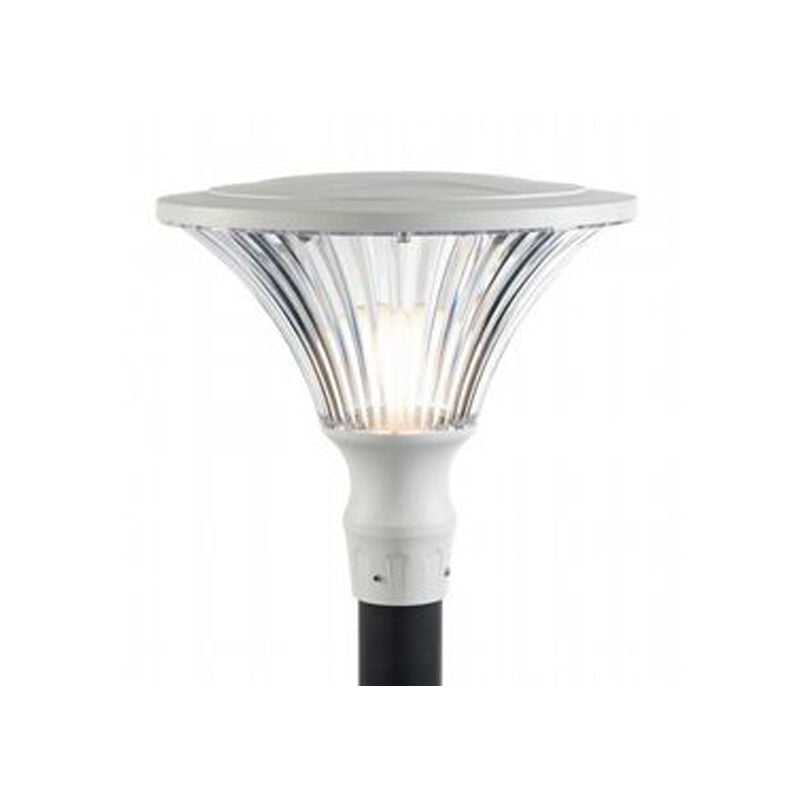 foto del prodotto testapalo contemporanea soriano alluminio bianco 1 luce led 50w 4000k